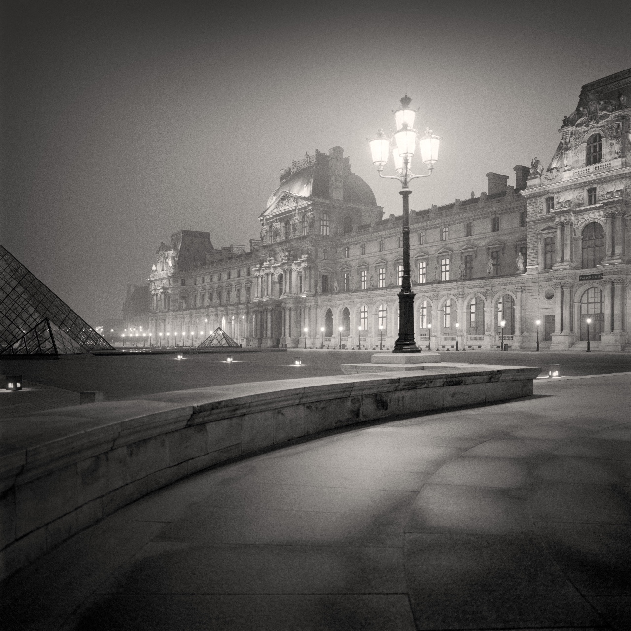 Evening At The Louvre