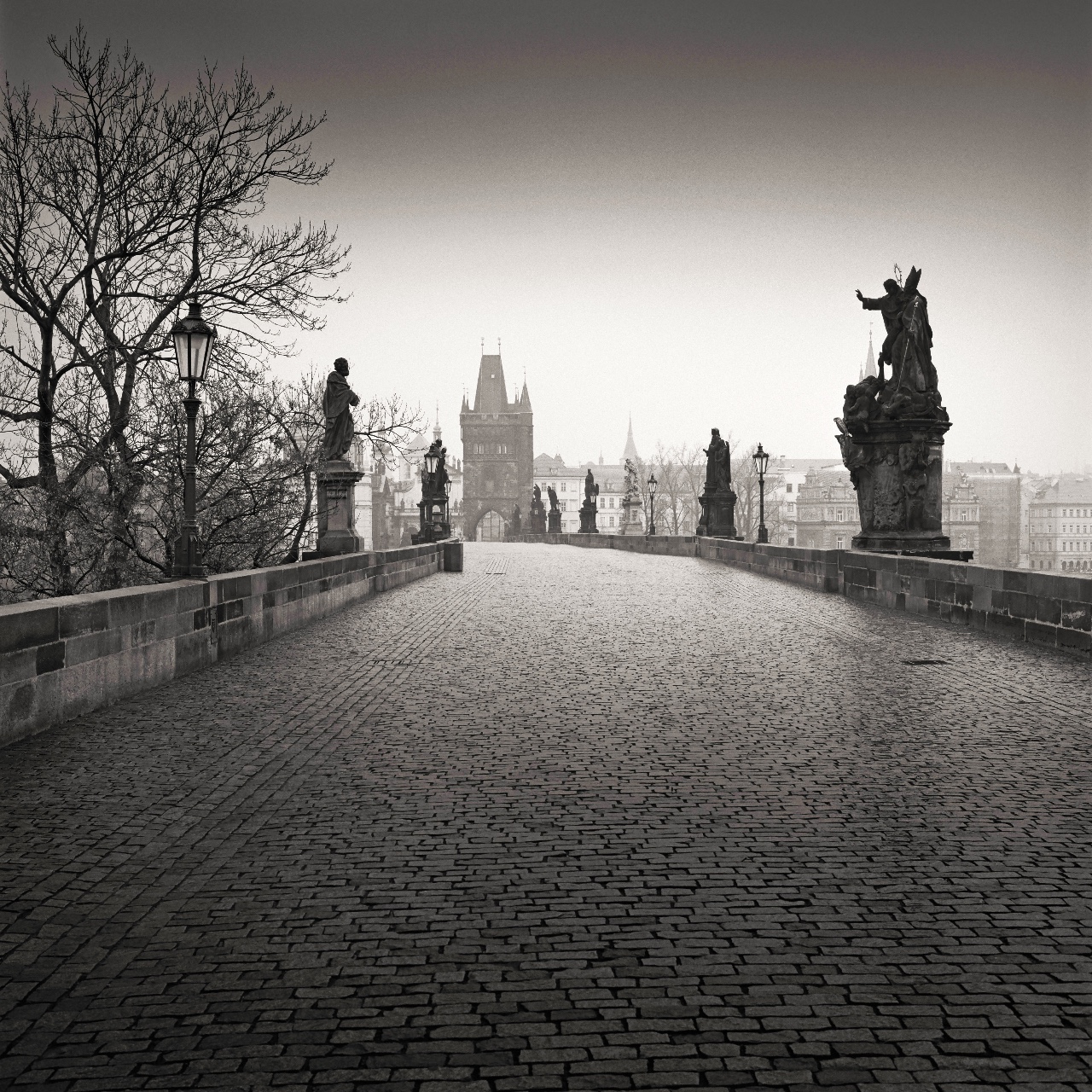 Charles Bridge, Dawn, Prague